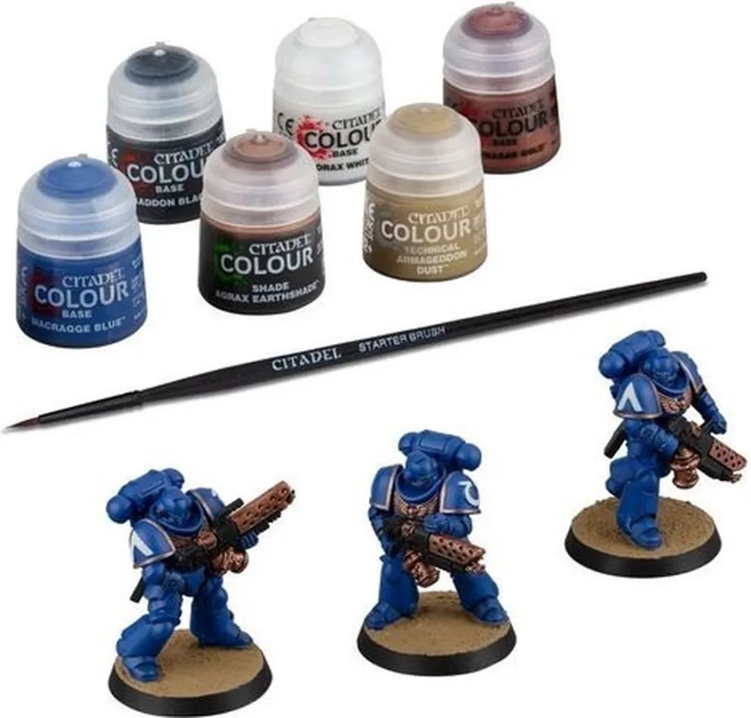 Games Workshop Space Marines Infernus Marines + Paints Set 60-11