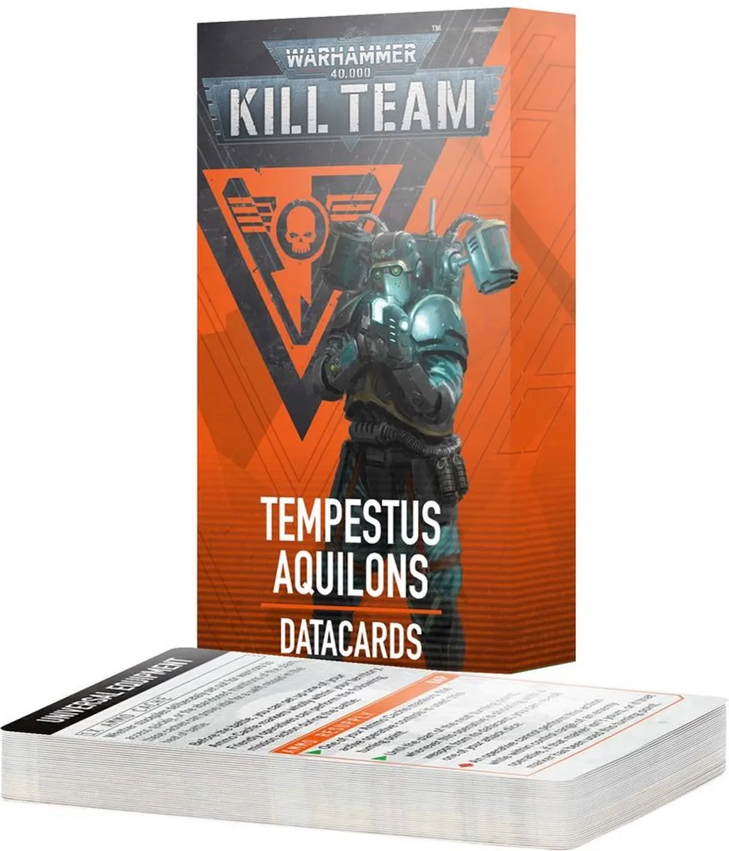 Games Workshop Warhammer 40K Kill Team Datacards Tempestus Aquilons 103-84