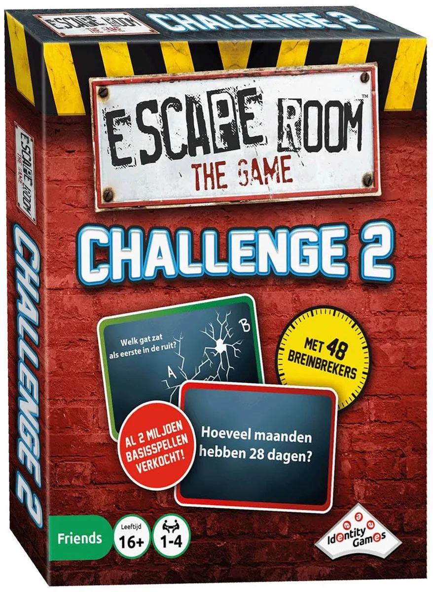 Identity Games Escape Room The Game Challenge Kaartspel - 4 Spelers