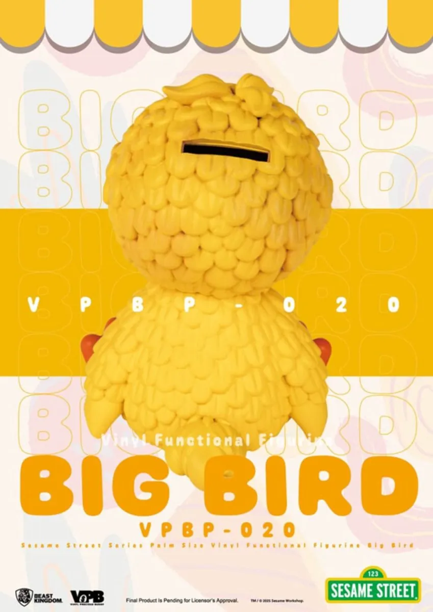 Beast Kingdom Toys Sesame Street Piggy Vinyl Bank Cookie Monster VPBP-019 - 12 cm - afbeelding 6 van 6