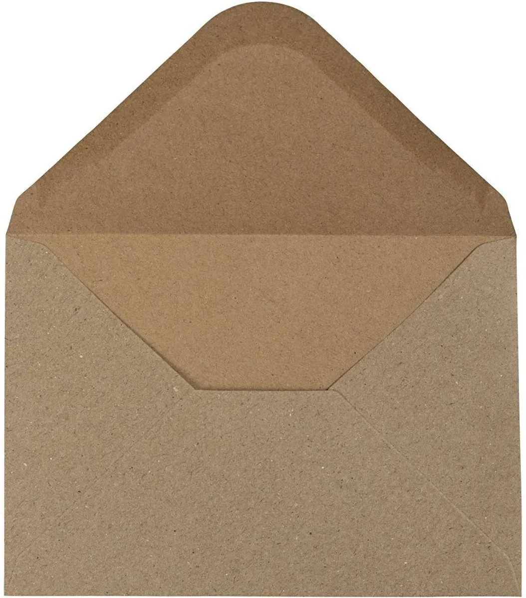 Creativ Company Gerecyclede Enveloppen 11,5x16cm - 50 Stuks