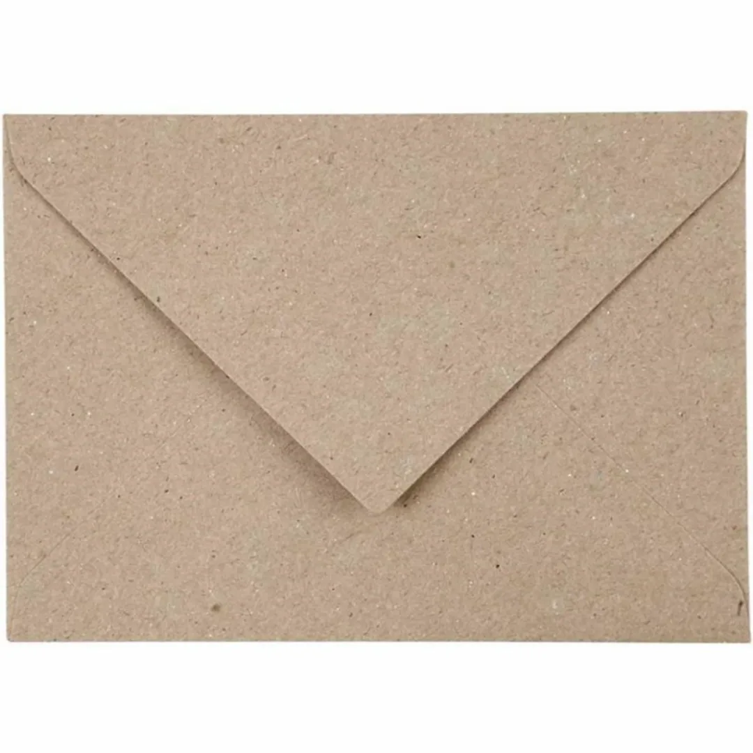 Creativ Company Gerecyclede Enveloppen 11,5x16cm - 50 Stuks
