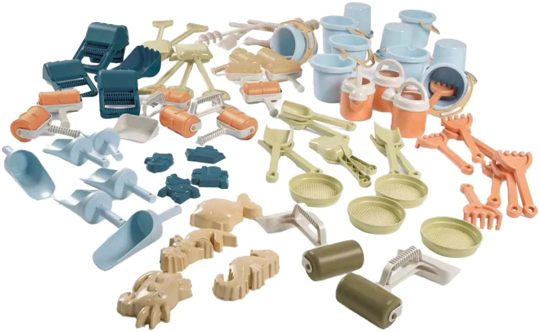 Dantoy zand- en waterspeelset BIOplastic 76-delig milieuvriendelijk.