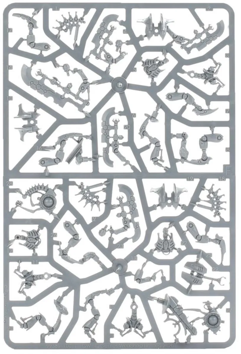 Games Workshop Necrons Skorpekh Destroyers - 29 Onderdelen