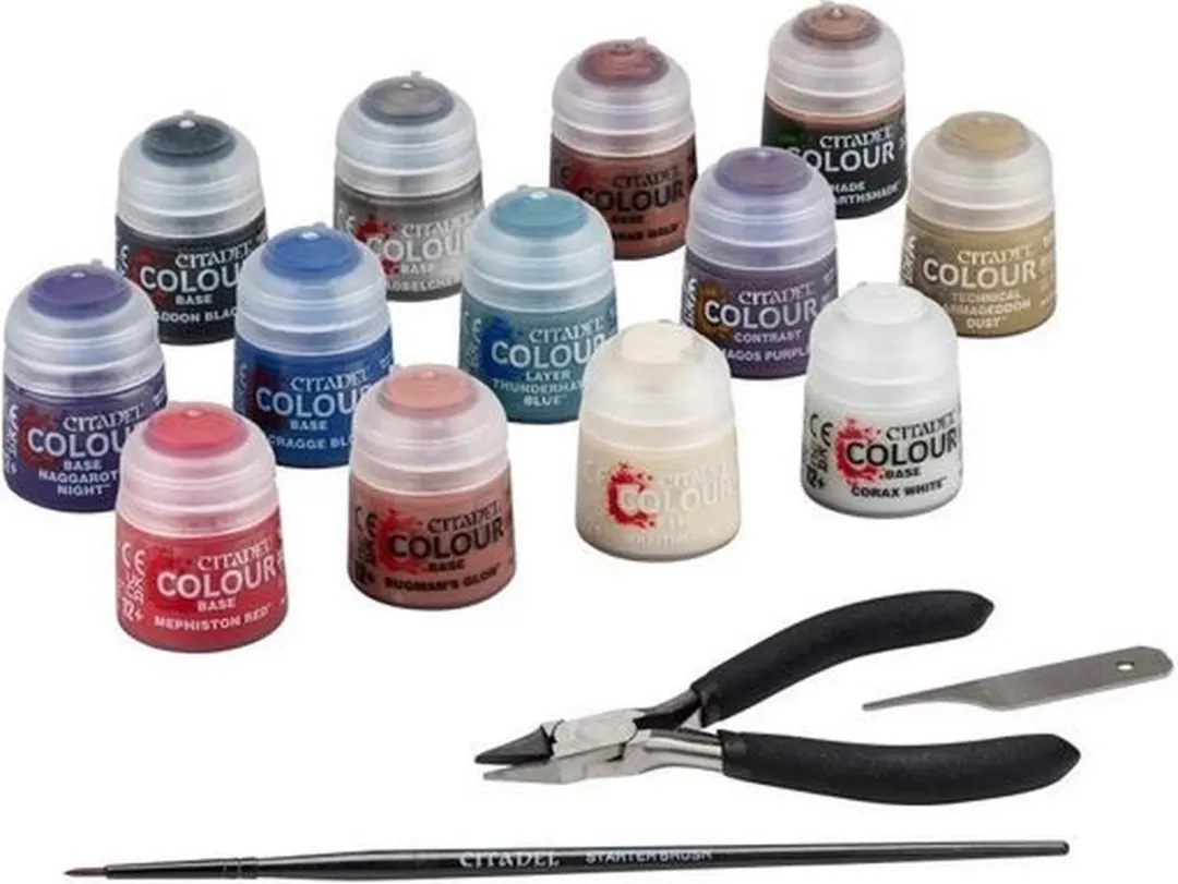 Games Workshop Warhammer 40K Paints + Tools Set 60-12