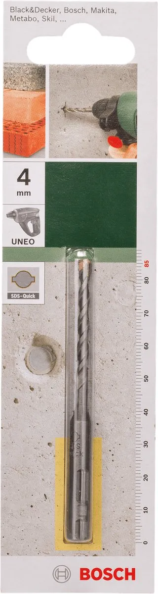 Bosch SDS-Quick Betonboren 4,0 x 85mm - 1 Stuk