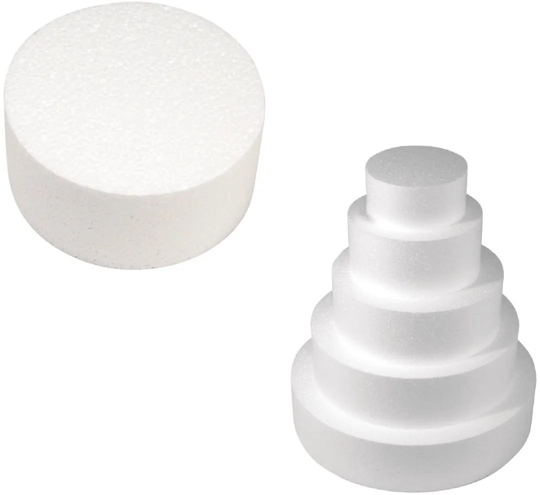Rayher Piepschuim Taartschijf 15cm - 2 Stuks