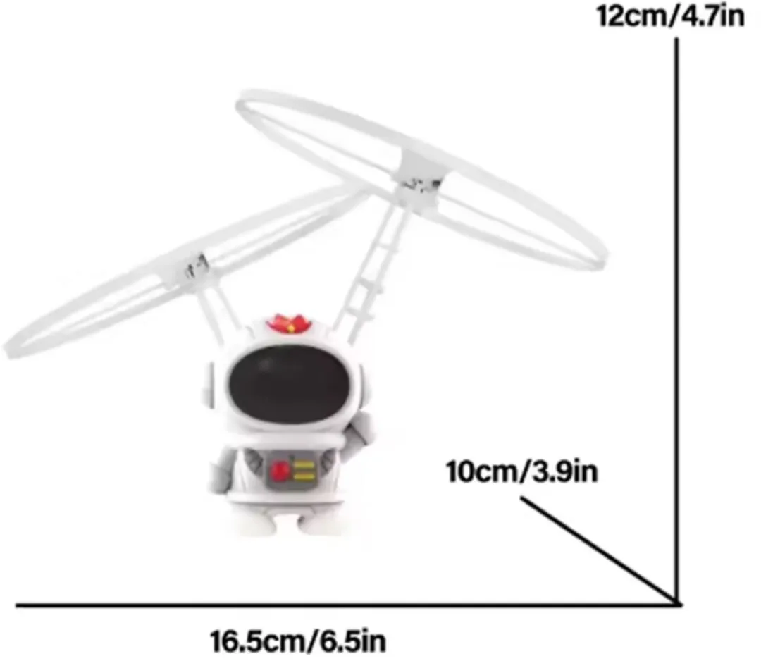 RedParrot Mini Vliegende Astronaut Drone - Wit