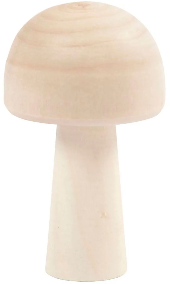 Creativ Company Houten Paddenstoelen 5,2x2,9cm - 3 Stuks - Multicolor