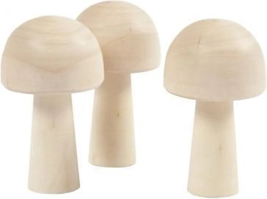 Creativ Company Houten Paddenstoelen 5,2x2,9cm