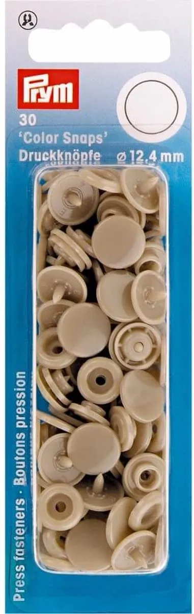 Prym Drukknoop ColorSnaps 12,4mm Champagne - 30 Stuks - afbeelding 6 van 6