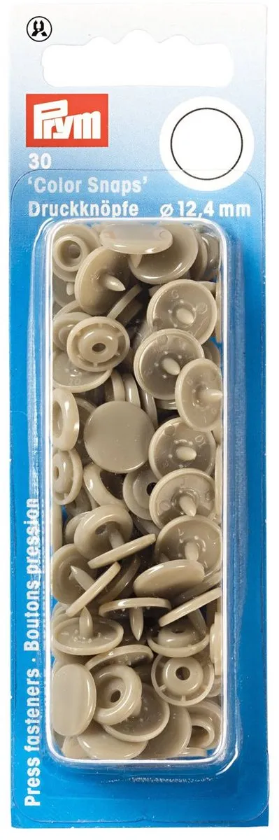 Prym Drukknoop ColorSnaps 12,4mm Champagne - 30 Stuks