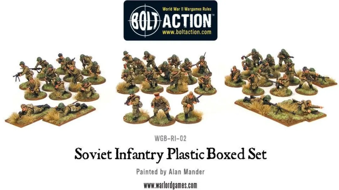 Warlord Games Bolt Action Sovjet Infanterie - 40 Stuks