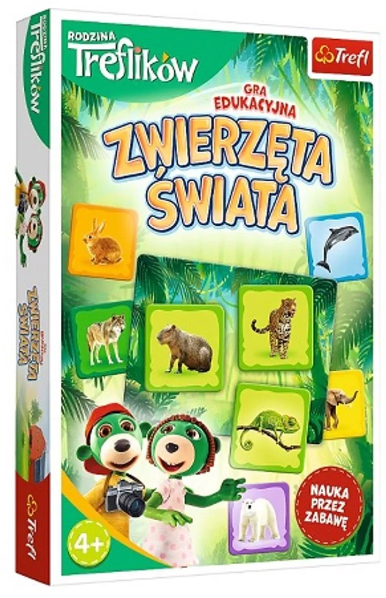 Trefl Zwierzęta Wereld Familie Puzzels