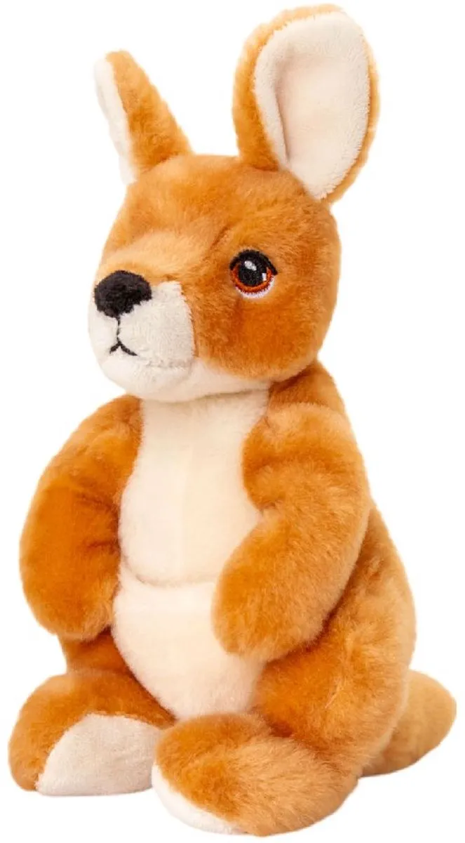Keel Toys Wallaby Knuffel - 20 cm - Bruin