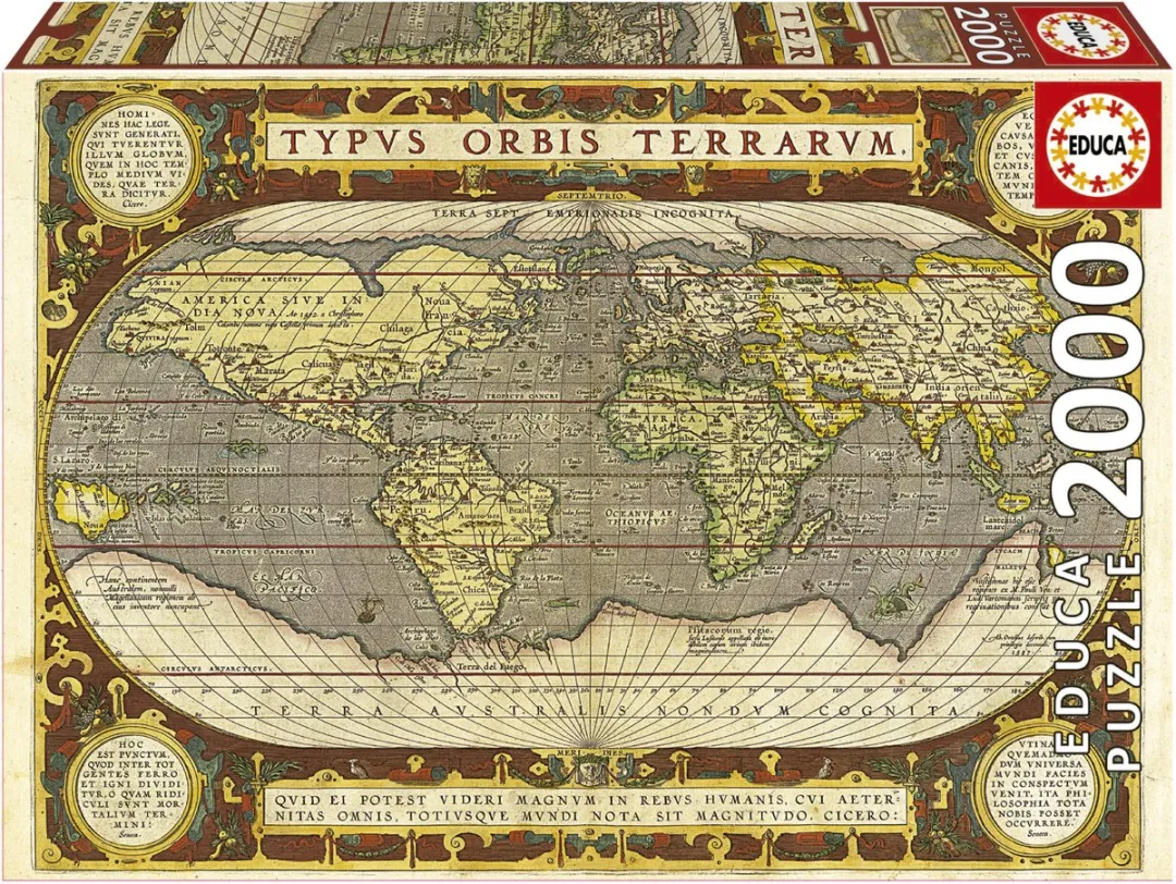 Educa Planisfeer Legpuzzel 2000 Stuks