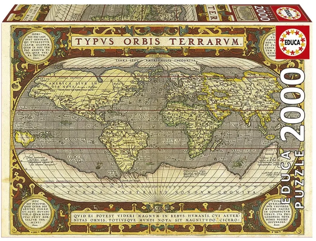 Educa Planisfeer Legpuzzel 2000 Stuks - ED19620