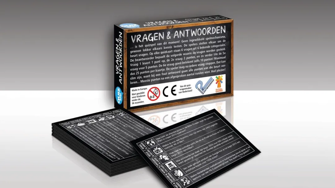 Vragen & Antwoorden #1 Kaartspel - 330 Nederlandse Vragen