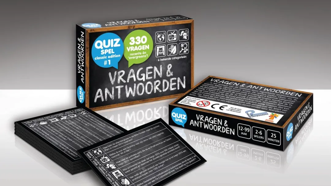 Vragen & Antwoorden #1 Kaartspel - 330 Nederlandse Vragen