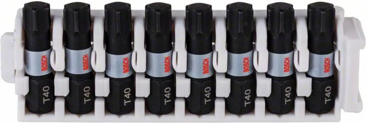 Bosch Impact Insert Bit T40 25mm - 8 Stuks - afbeelding 6 van 6