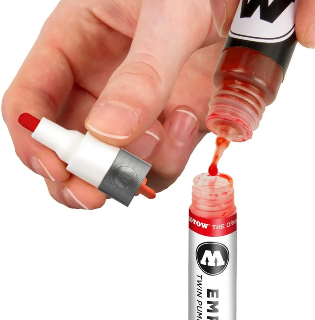 Molotow 224EM Lege Marker Twin Set 1.5-4mm - 2 Stuks