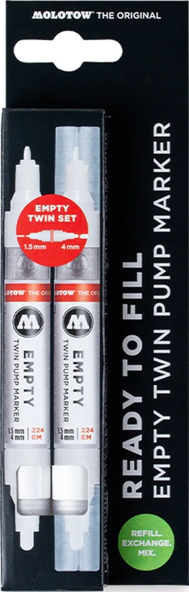 Molotow 224EM Lege Marker Twin Set 1.5-4mm