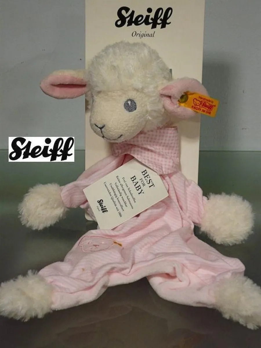 Steiff Baby Slaap Zacht Lam Knuffeldoek - Multicolor