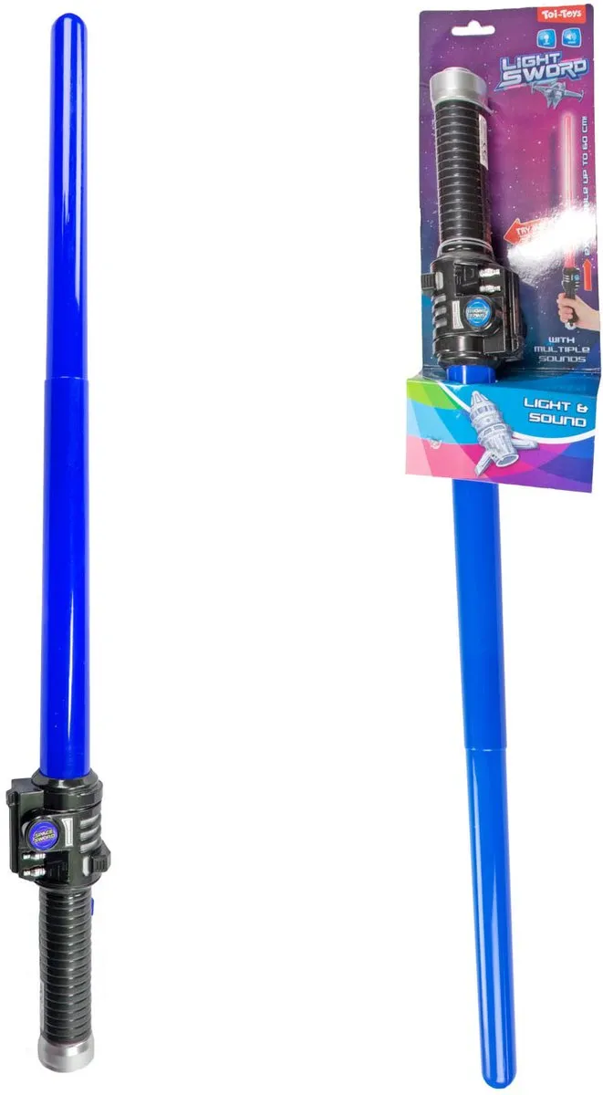 Toi-Toys Uitschuifbaar Lichtzwaard - Multi kleuren