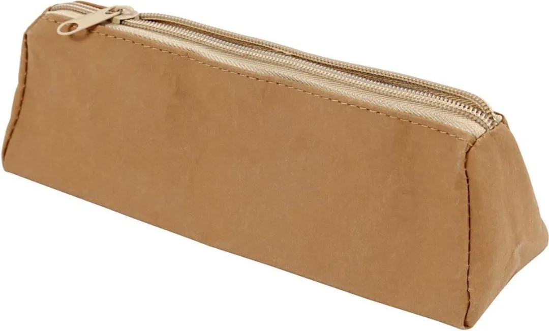 Creativ Company Faux Leather Etui 20x7x7cm - Lichtbruin