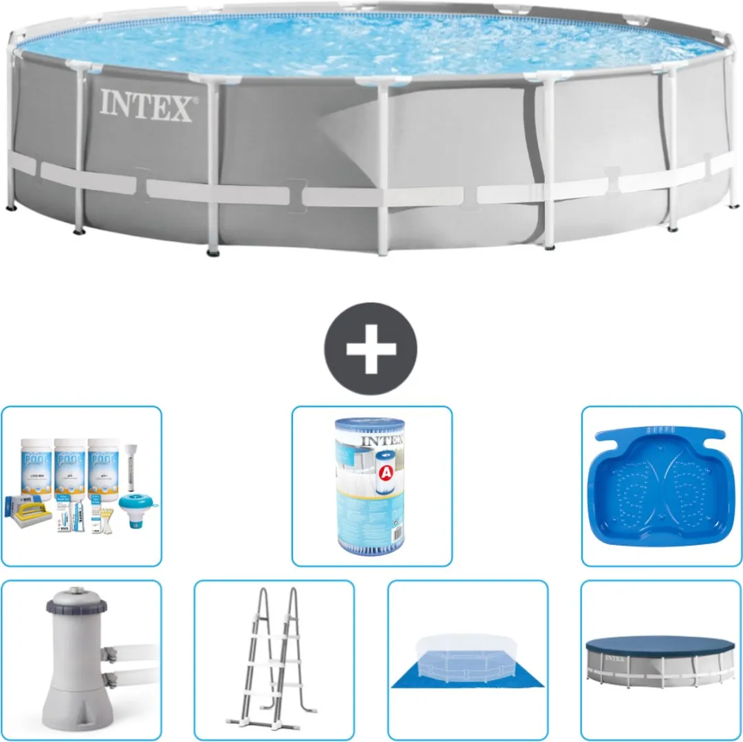 Intex Rond Prism Frame Zwembad 427x107cm