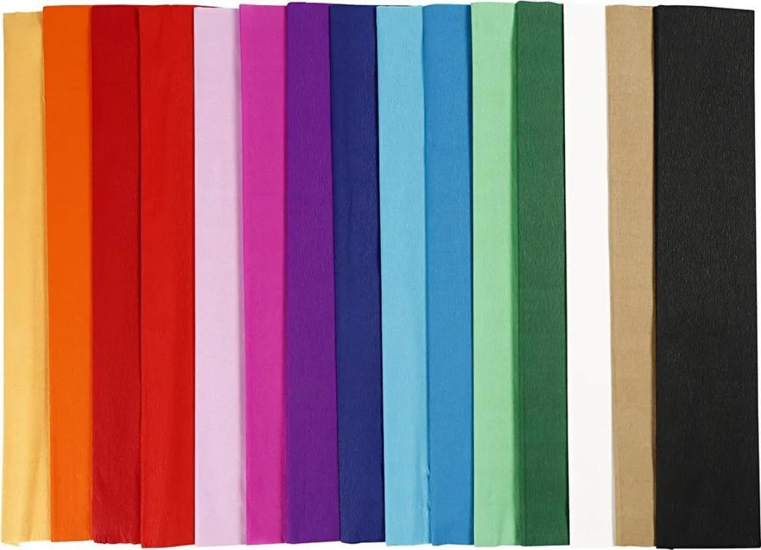Creativ Company Crepepapier Multigekleurd 15 Kleuren