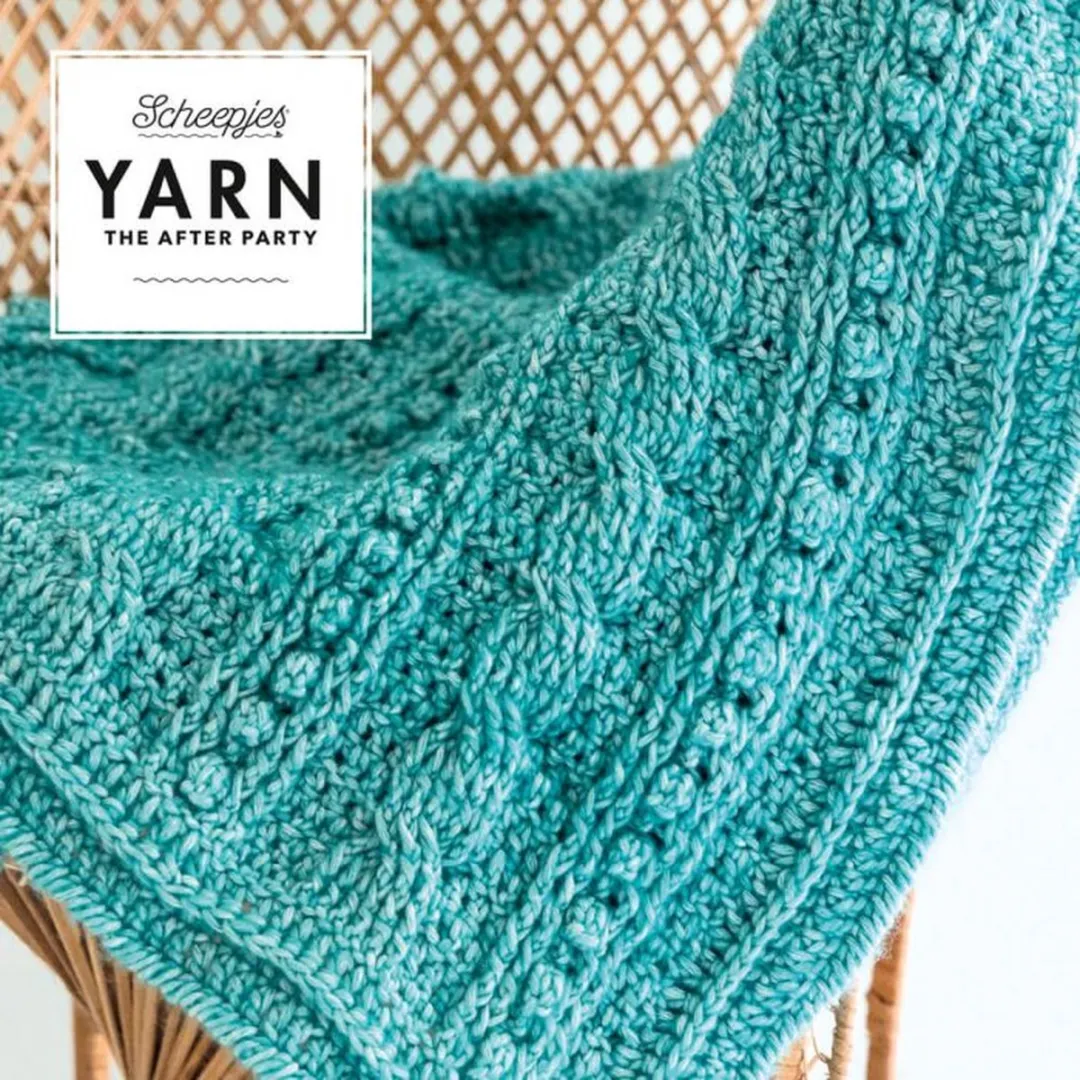 Scheepjes Yarn The After Party Popcorn-Cables Deken