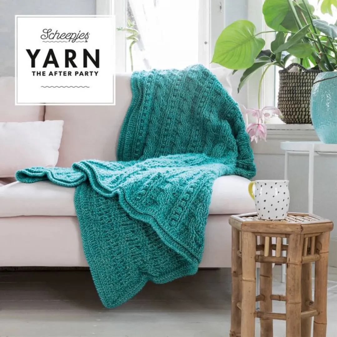Scheepjes Yarn The After Party Popcorn-Cables Deken - 35 Stuks