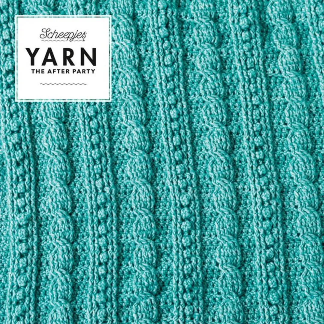 Scheepjes Yarn The After Party Popcorn-Cables Deken - 35 Stuks