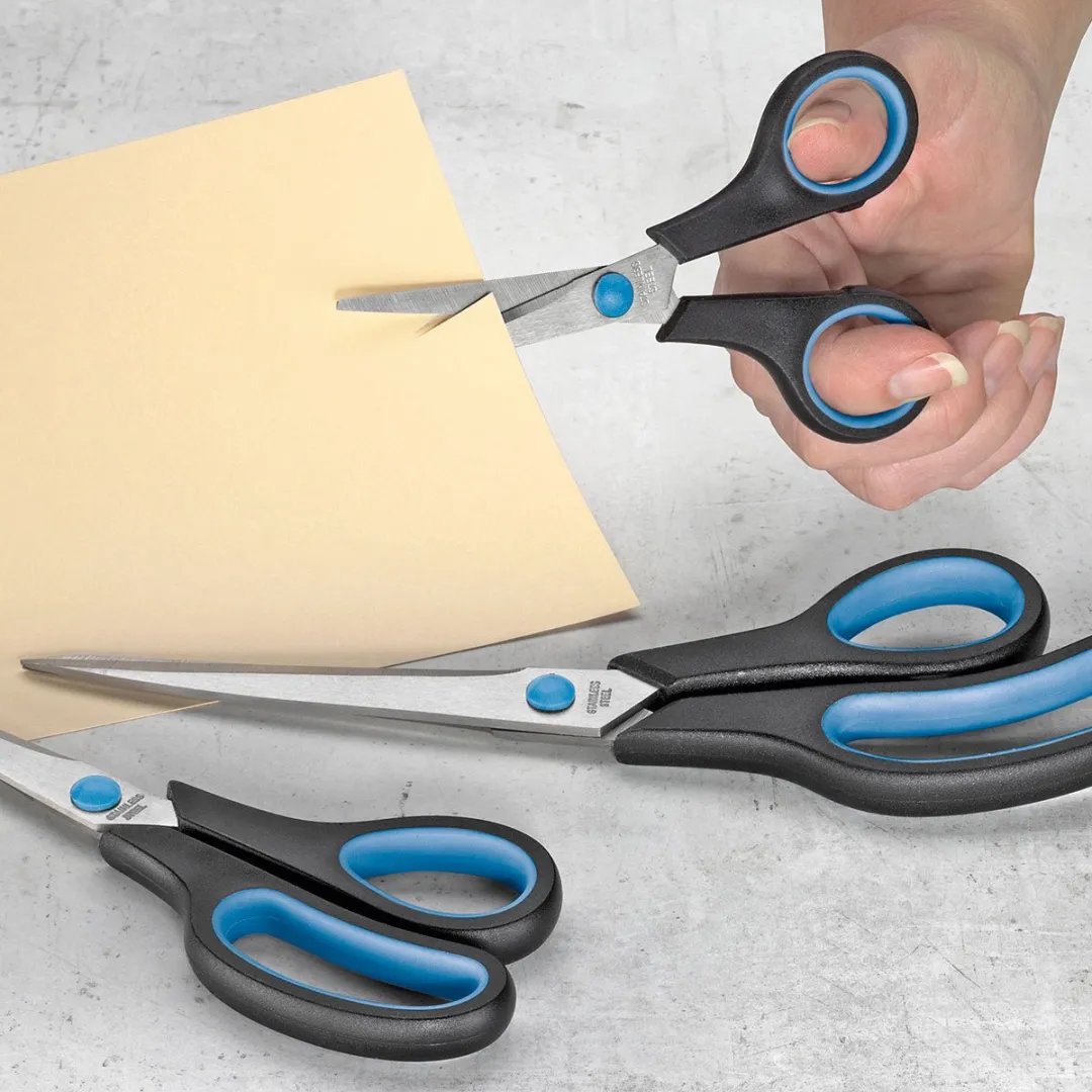 Westcott Scharenset Easy Grip 14/20,1/24,8cm - Blauw