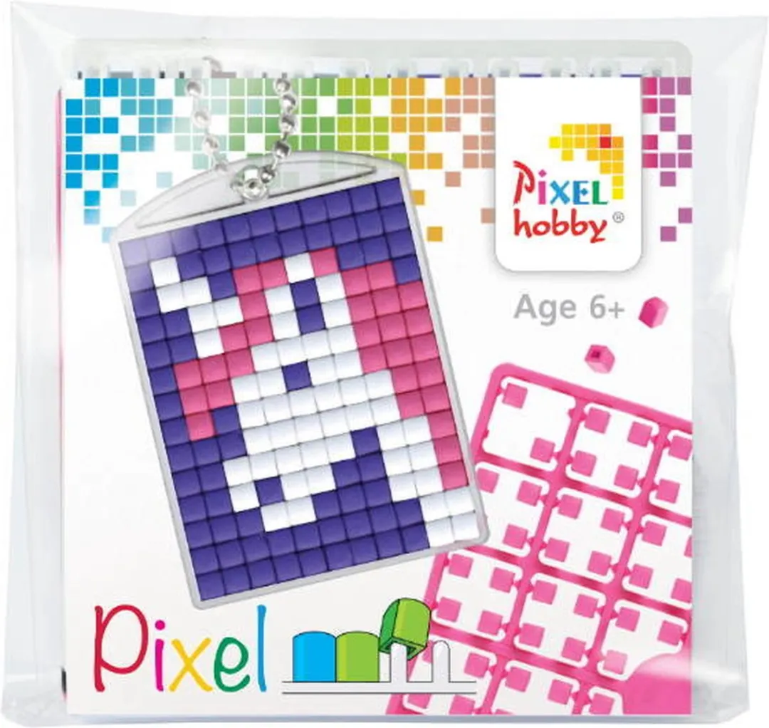 Pixelhobby Pixel Medaillon Sleutelhanger Eenhoorn