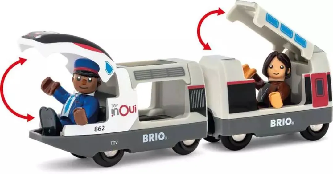 Brio 63608700 Hogesnelheidstrein TGV - Grijs