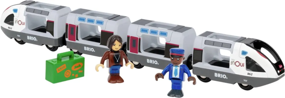 Brio 63608700 Hogesnelheidstrein TGV - Grijs