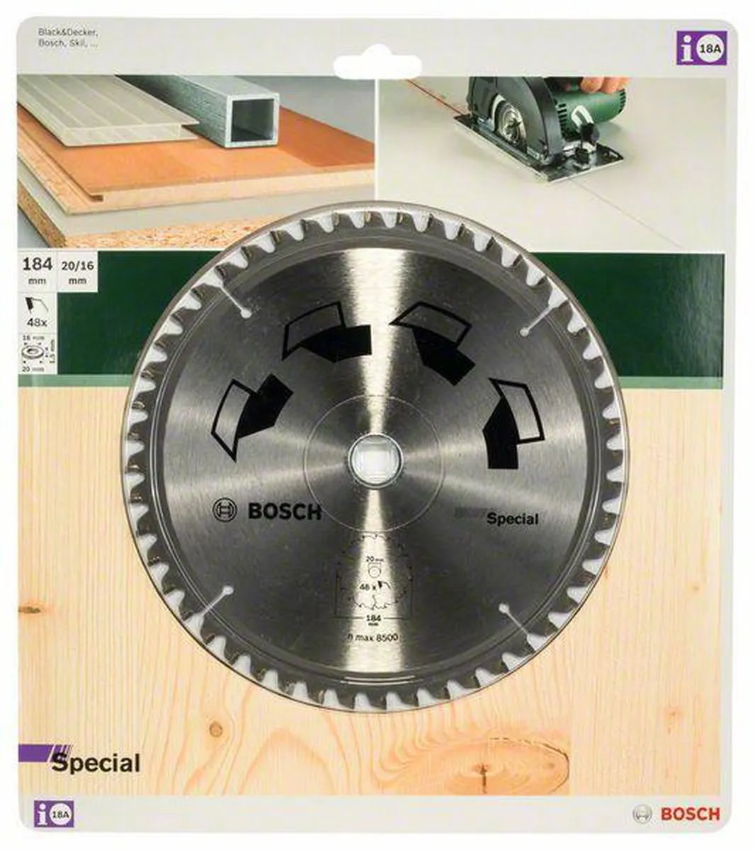 Bosch Professional Cirkelzaagblad Special 184mm 48 Tanden