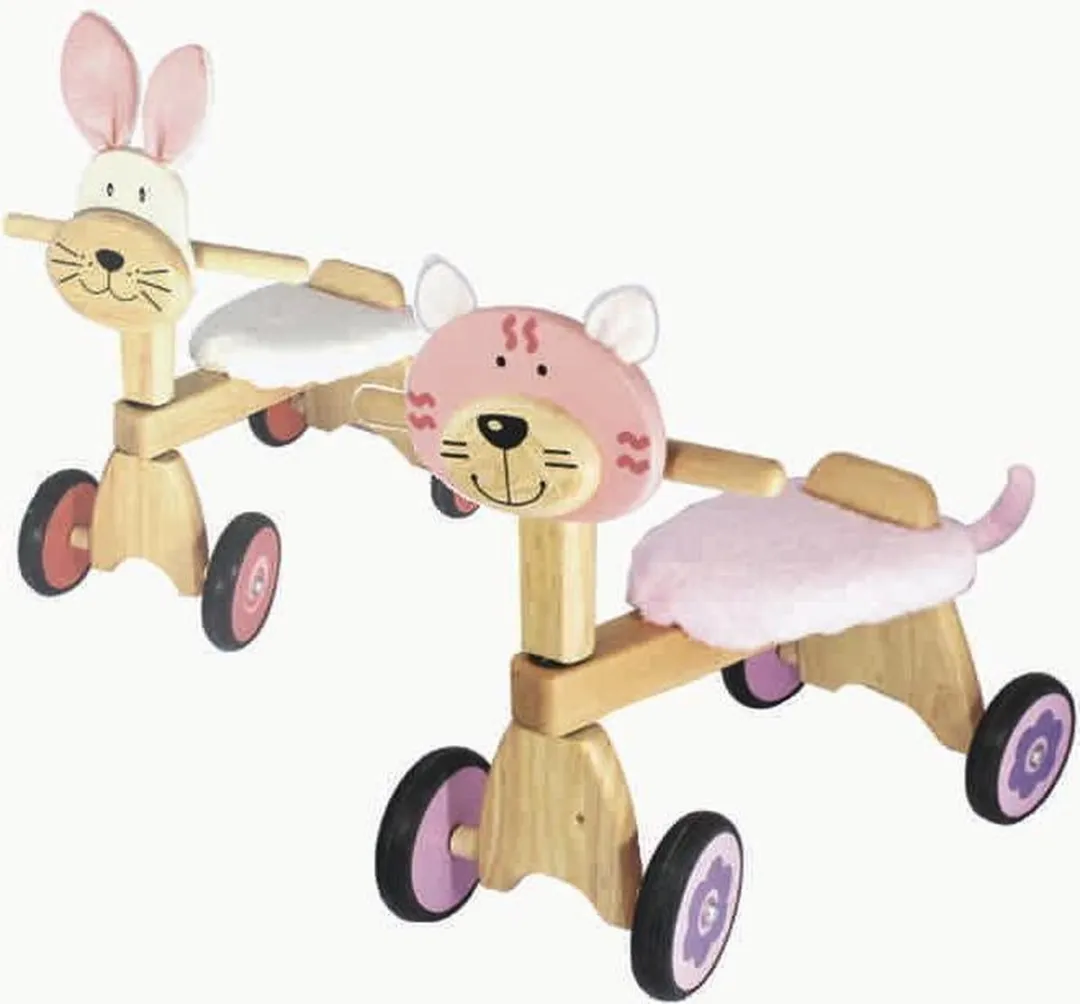 I'm Toy Loopfiets Poes IM87230 - Roze
