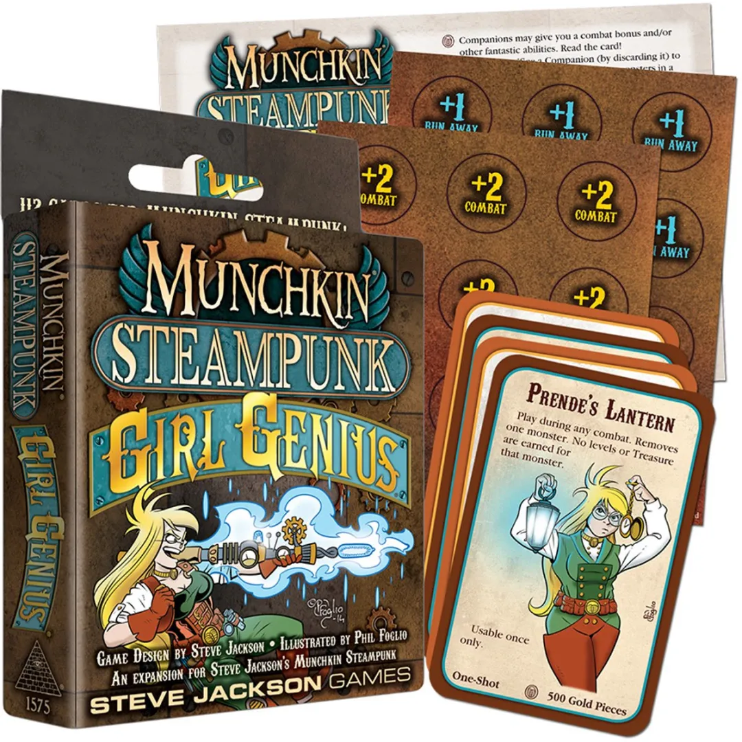 Steve Jackson Games Munchkin Steampunk Girl Genius - Kaartspel Uitbreiding