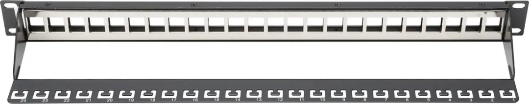 Digitus 24-Port Modular Patchpanel 1HE - Zwart