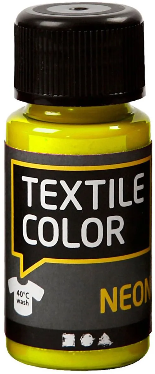Creativ Company CC Creotime Textile Color Neon Geel 50ml