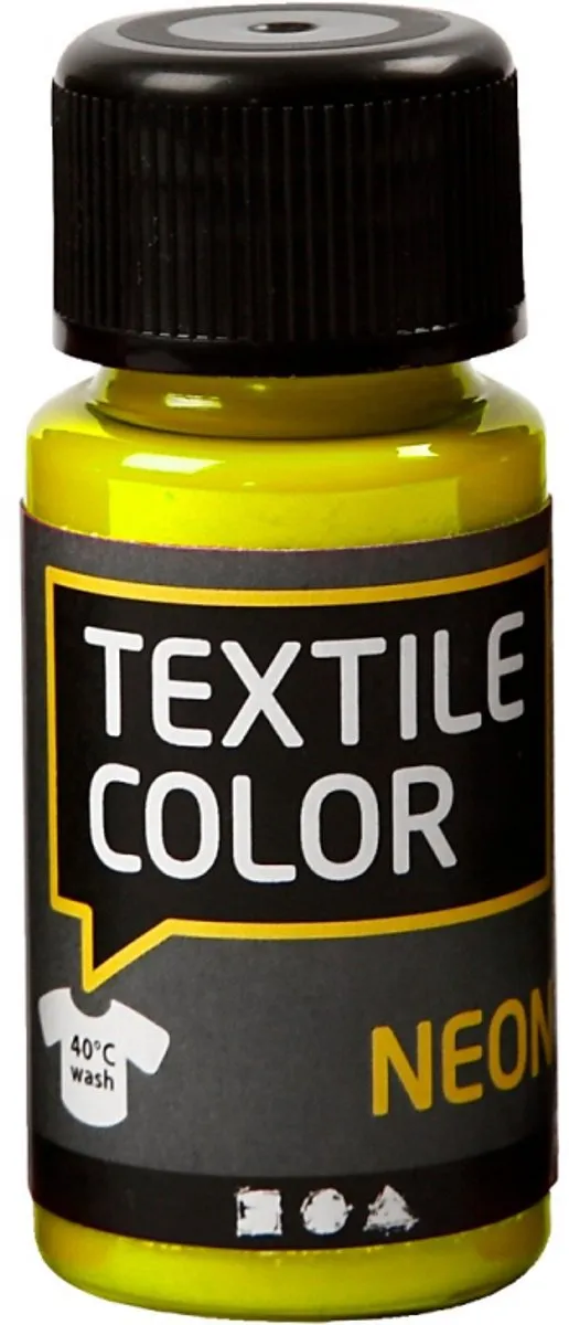 Creativ Company CC Creotime Textile Color Neon Geel 50ml