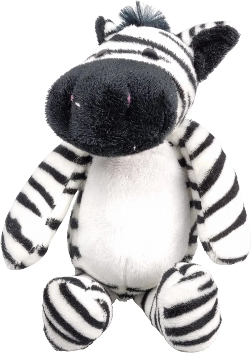 Unitoys Zittende Zebra Knuffel