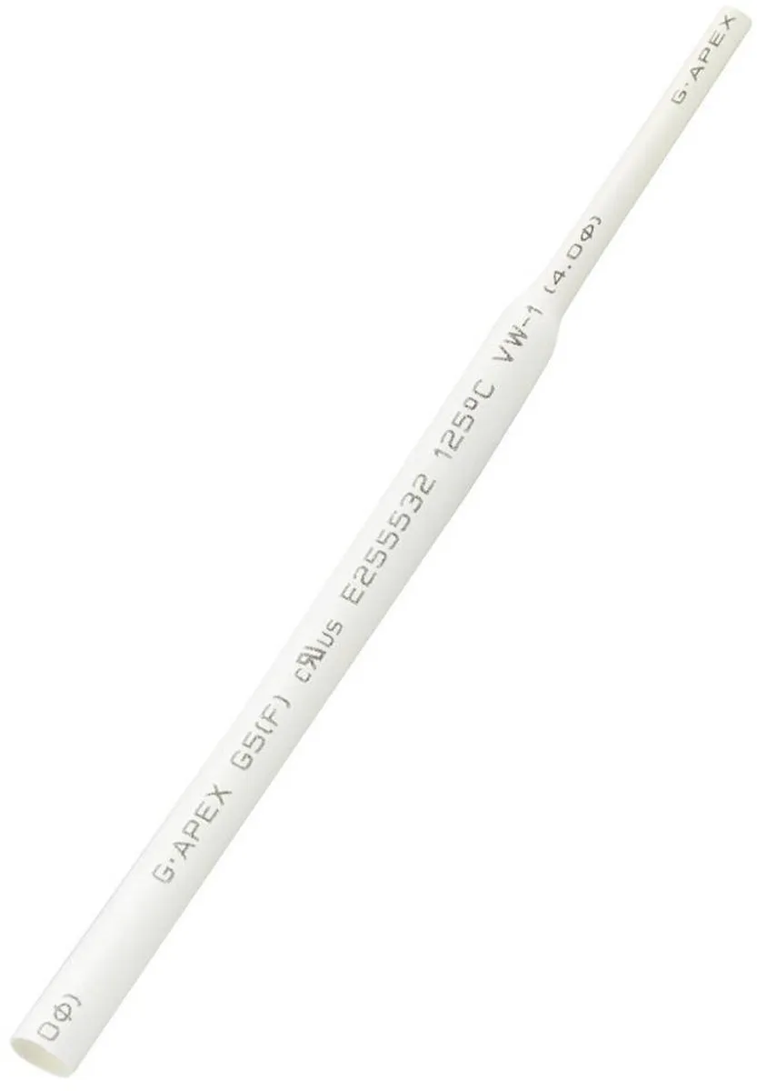 Tru Components Krimpkous Wit 6mm - 10m