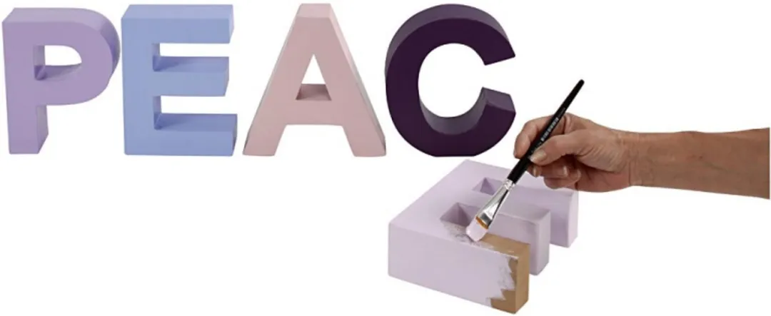 Creativ Company Papier-Maché Peace Multicolor