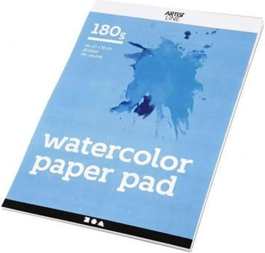 Creativ Company Aquarelblok A4 Wit