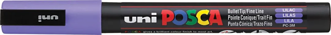 Posca PC3M Verfstift - Lila - afbeelding 6 van 6