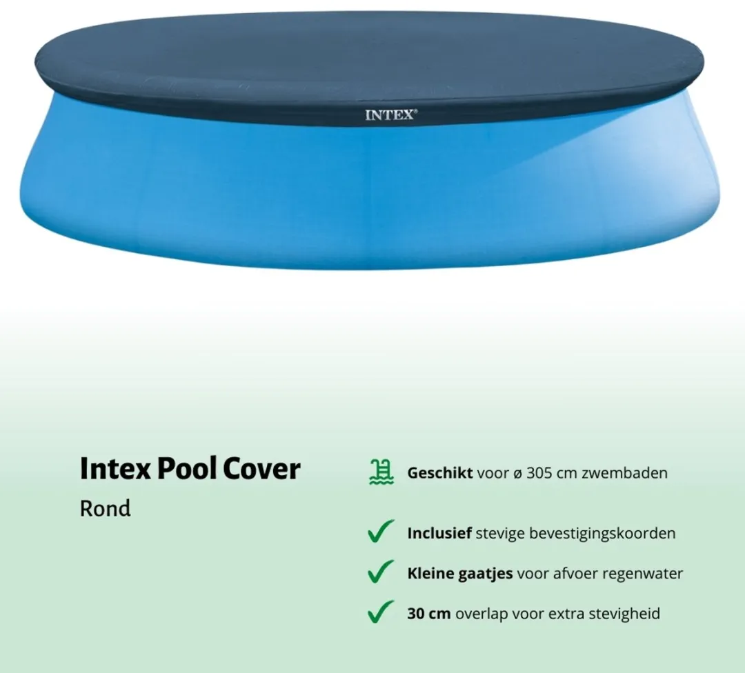 Intex 28202GN-Blauw Rond Frame Zwembad 305cm - Blauw